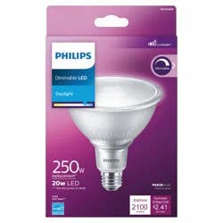 Philips 20-Watt (250-Watt) Par38 Dimmable Led Light Bulbs