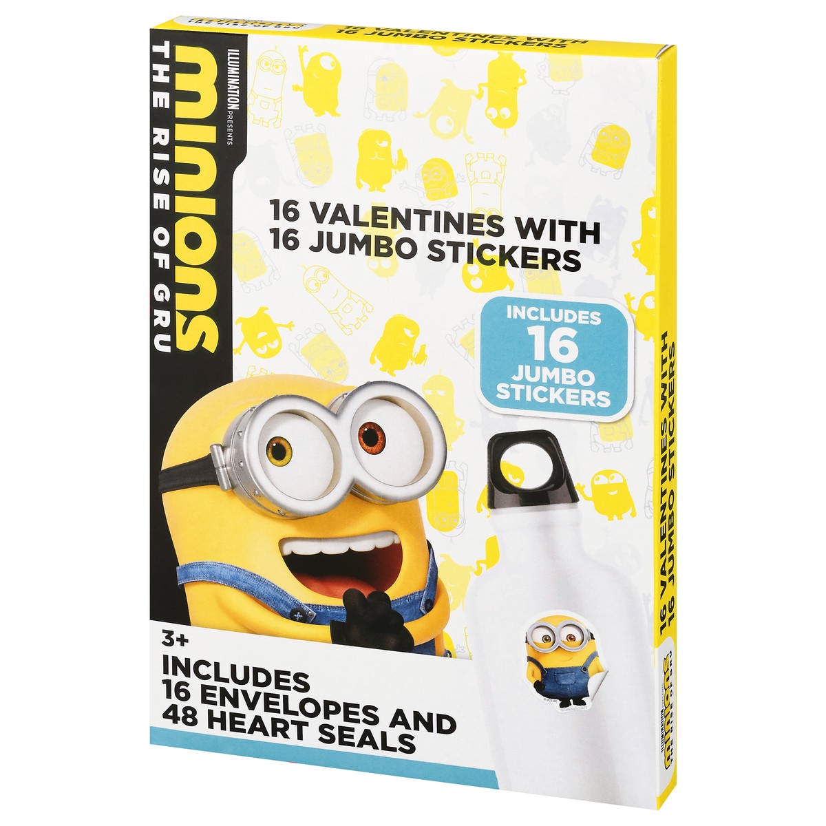 slide 4 of 9, IG Design Group Minions Valentines with Jumbo Stickers Valentines with Jumbo Stickers 32 Pieces 1 ea, 1 ct