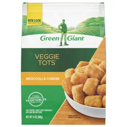 Green Giant Veggie Tots Broccoli & Cheese, Frozen Side Dish, 14 oz