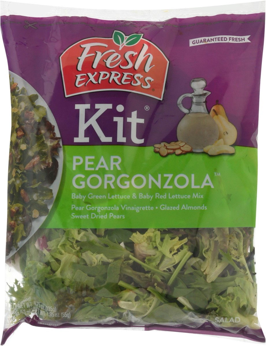 slide 4 of 11, Fresh Express Gorgonzola Pear Salad Kit, 6.4 oz