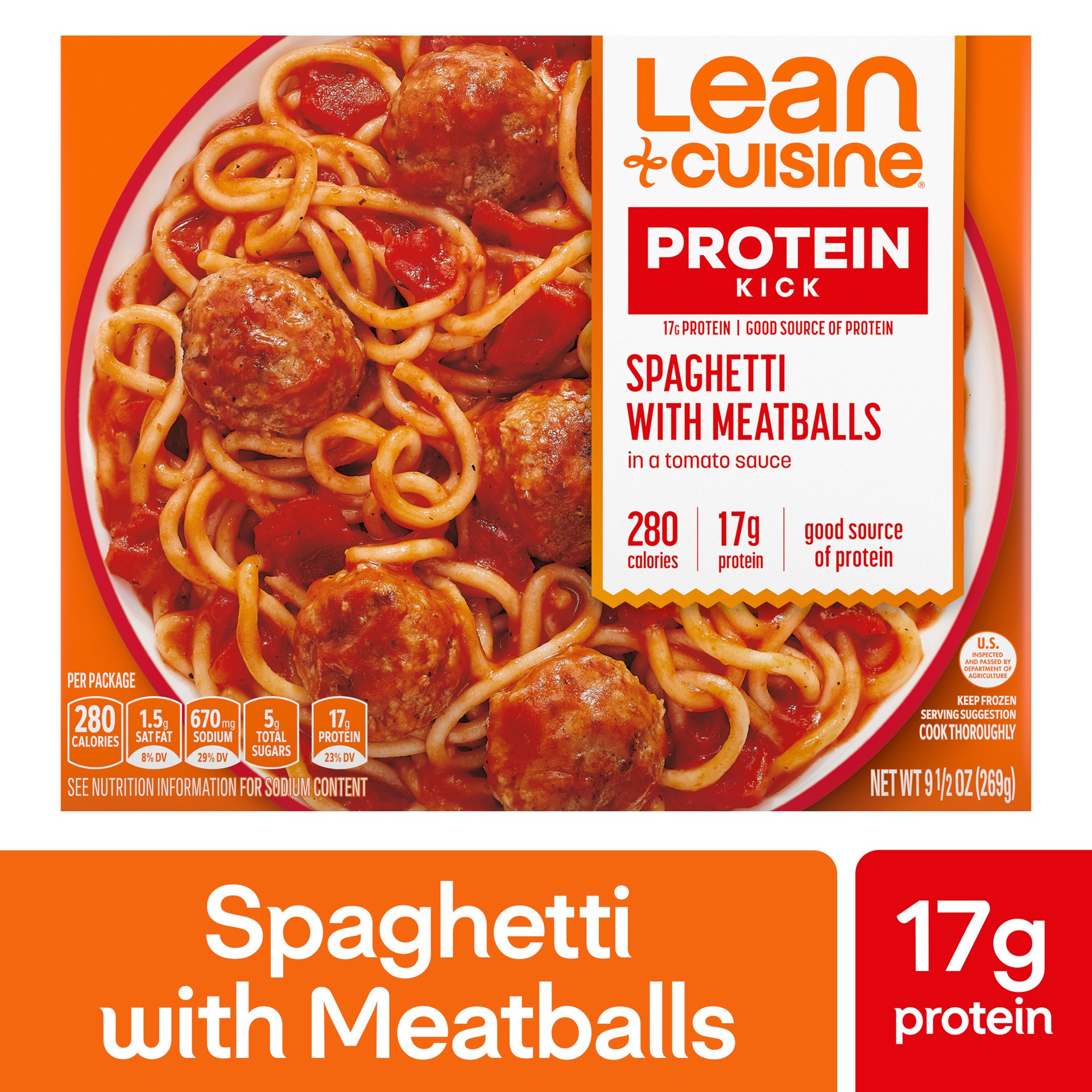 slide 1 of 8, Lean Cuisine Favorites Frozen Spaghetti With Meatballs - 9.5oz, 9.5 oz