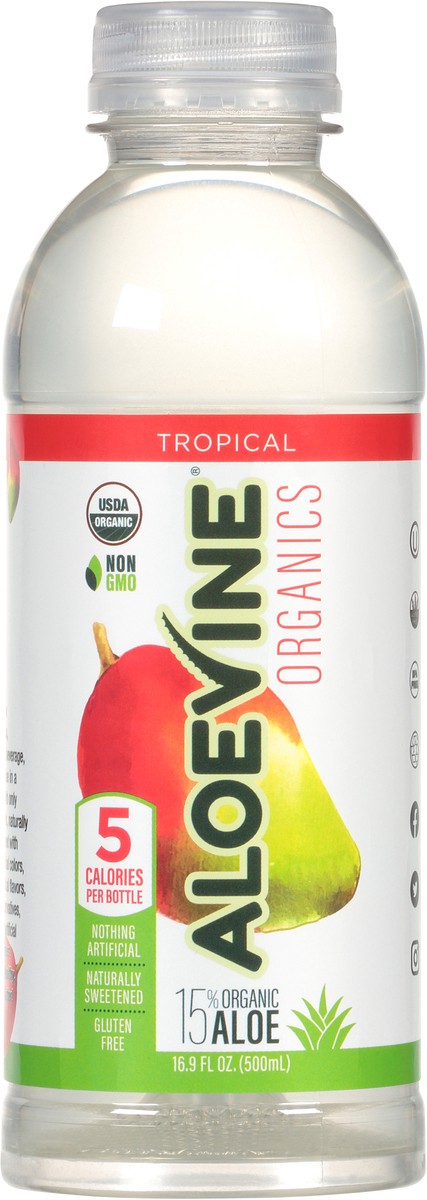 slide 11 of 11, Aloevine Organics Tropical Aloe Beverage - 16.9 fl oz, 16.9 fl oz