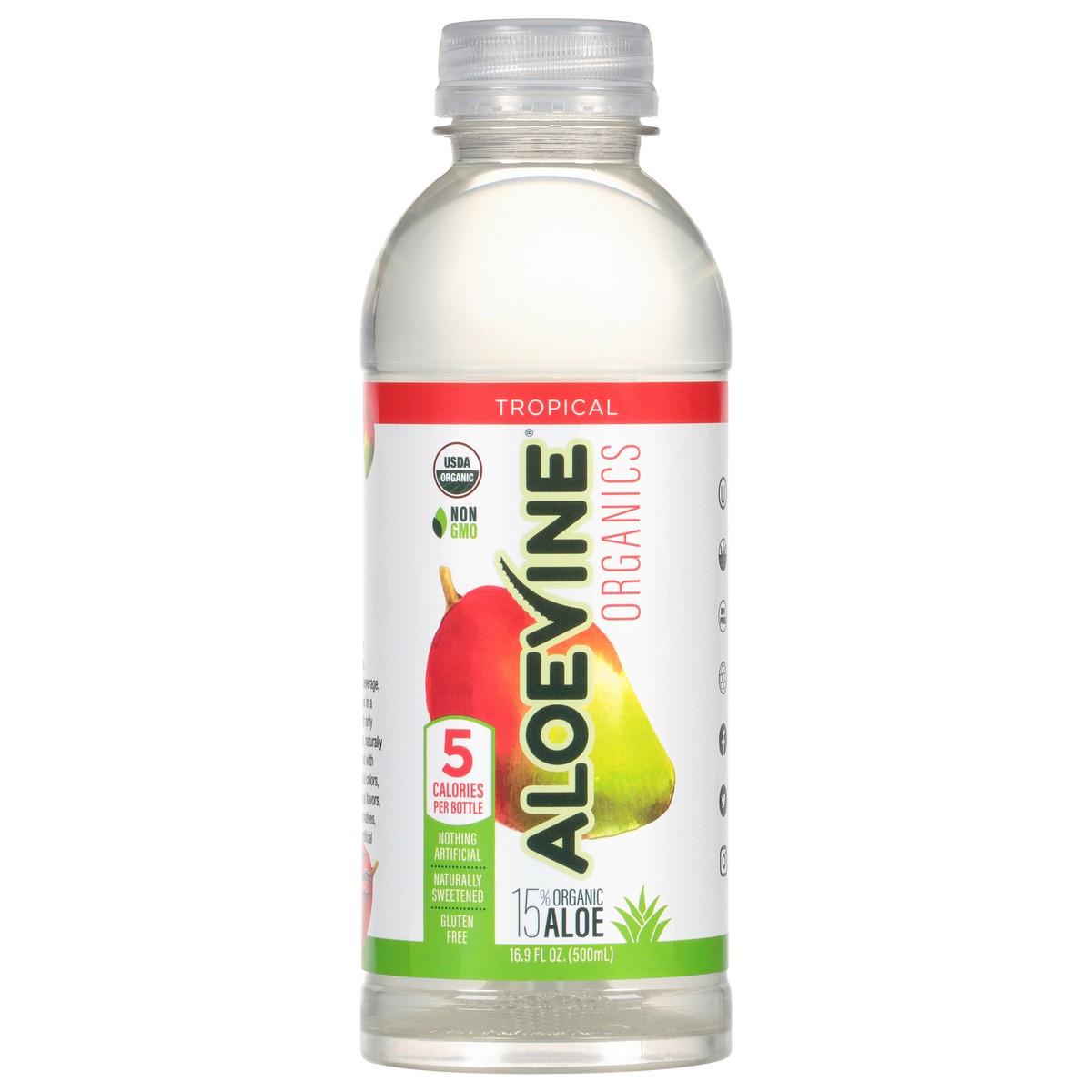 slide 2 of 11, Aloevine Organics Tropical Aloe Beverage - 16.9 fl oz, 16.9 fl oz