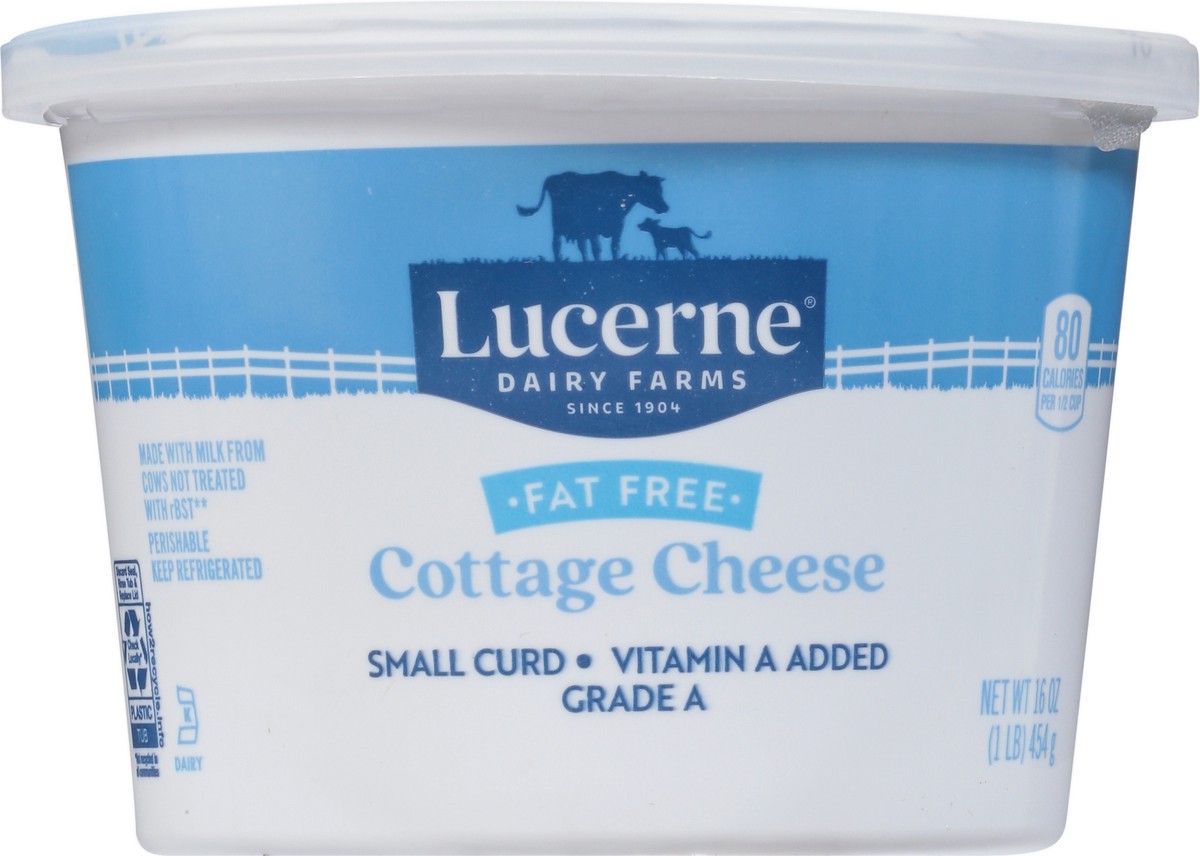 slide 6 of 9, Lucerne Dairy Farms Cottage Cheese Fat Free, 