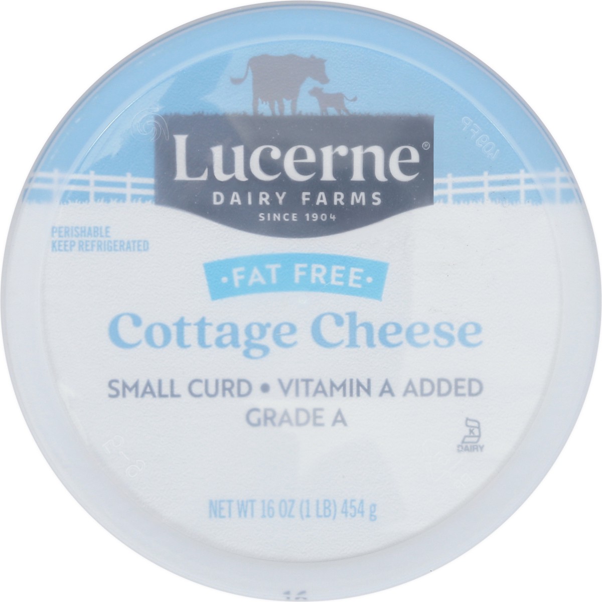 slide 9 of 9, Lucerne Dairy Farms Cottage Cheese Fat Free, 