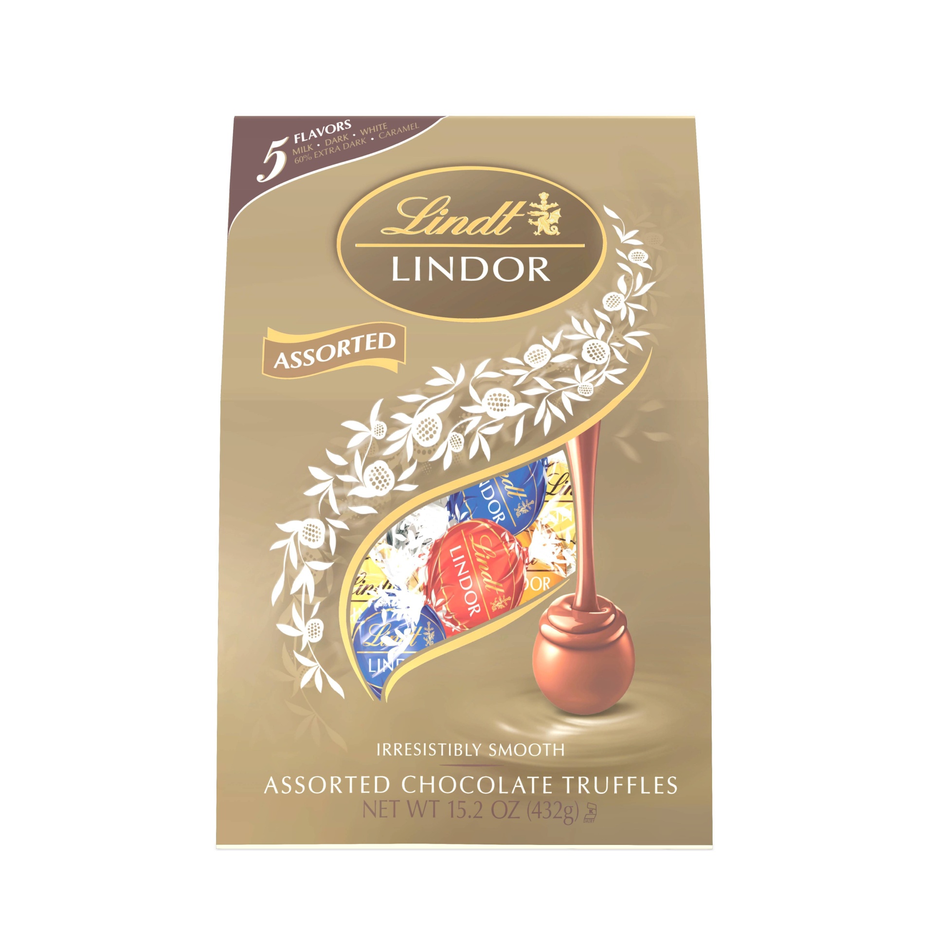 slide 1 of 1, Lindt Lindor Assorted Chocolate Truffles, 