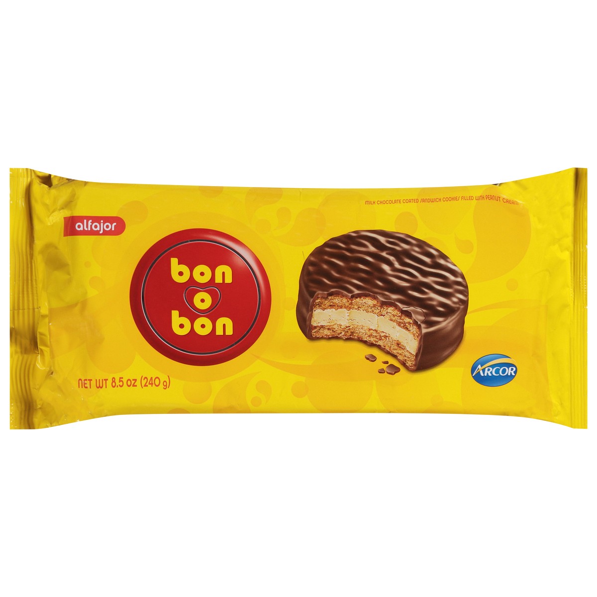 slide 1 of 14, Arcor Bon Bon Alfajor Sandwich Cookies - 8.5 oz, 8.5 oz