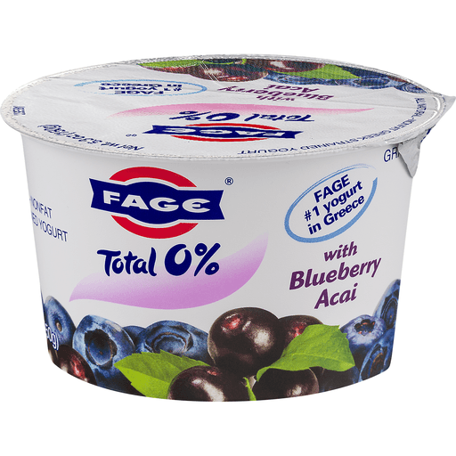 slide 8 of 8, Fage Total Blueberry Acai Greek Yogurt, 5.3 oz