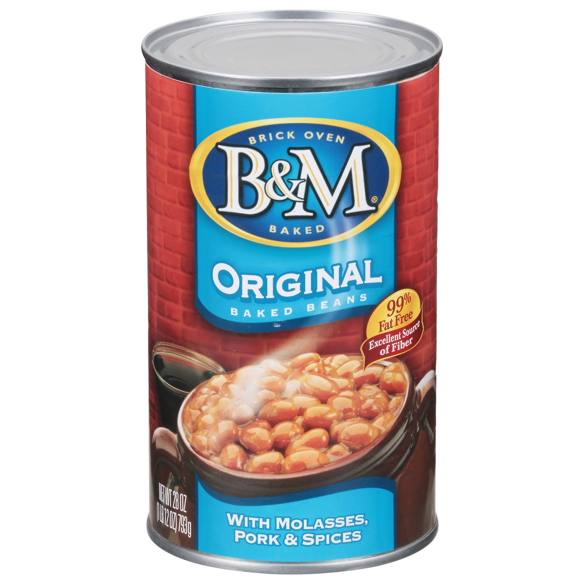 slide 1 of 7, B&M Original Baked Beans, 28 oz
