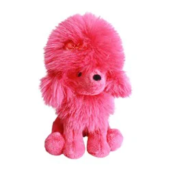 Holiday Home Poodle Plush - Pink
