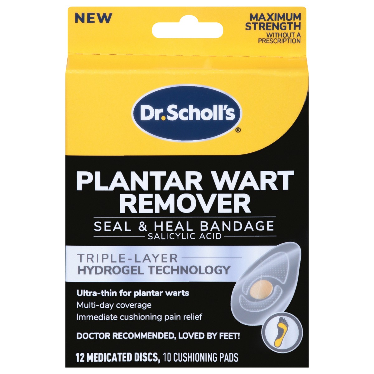 slide 1 of 13, Clear Away Plantar Remover Bandage, 12 ct