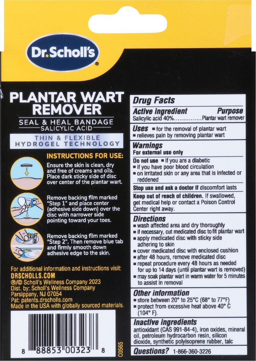 slide 11 of 13, Clear Away Plantar Remover Bandage, 12 ct