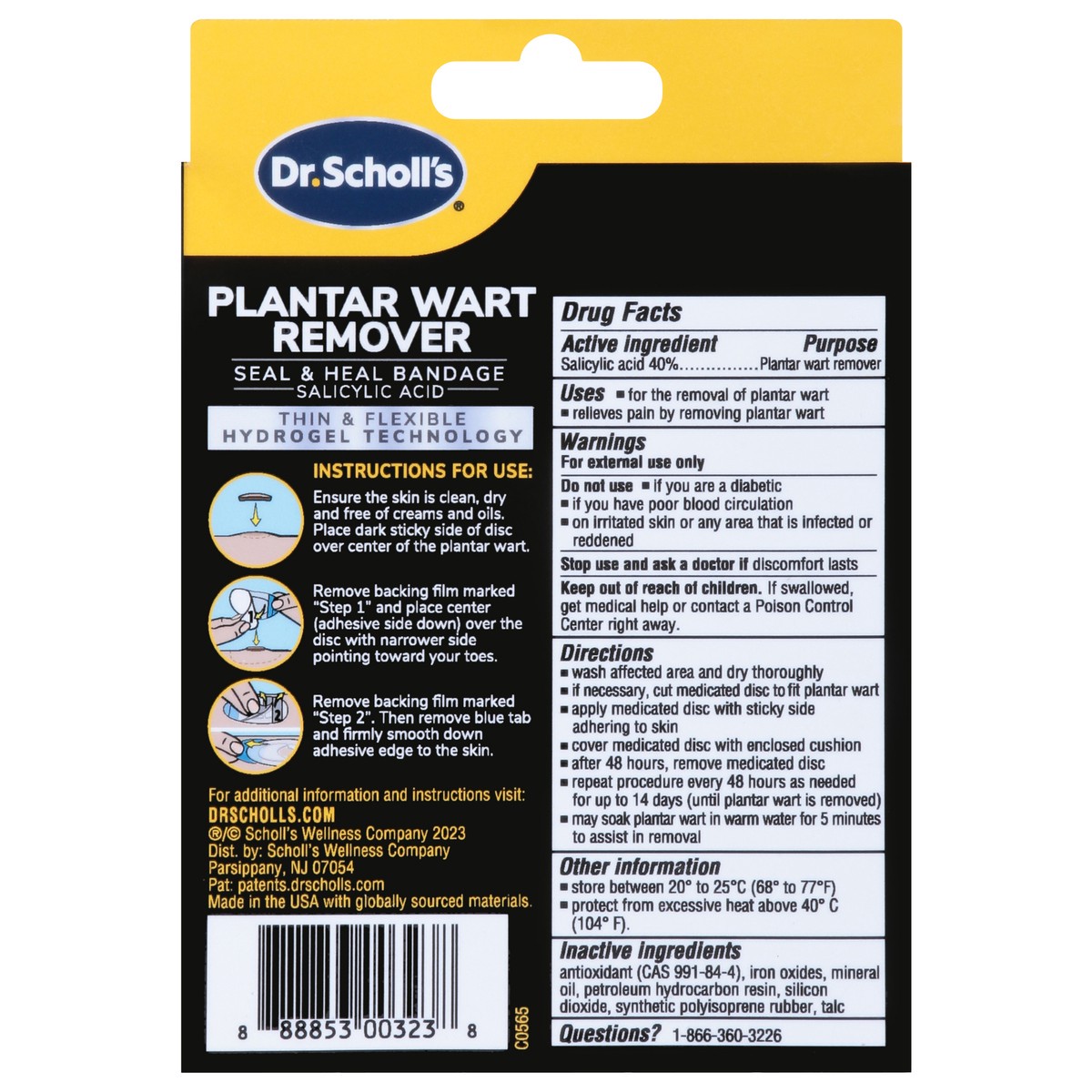 slide 10 of 13, Clear Away Plantar Remover Bandage, 12 ct