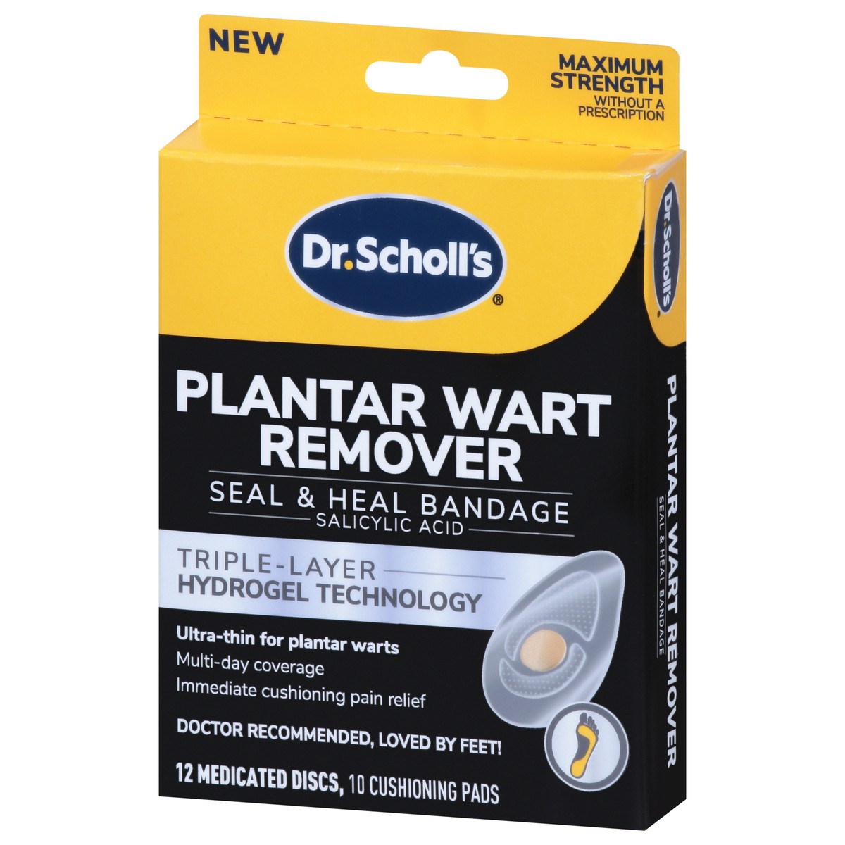 slide 8 of 13, Clear Away Plantar Remover Bandage, 12 ct