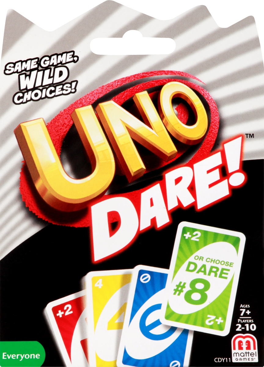 slide 7 of 8, Mattel Uno Dare Card Game, 1 ct