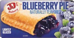 JJ's Bakery Lightly Glazed Blueberry Pie 4 oz