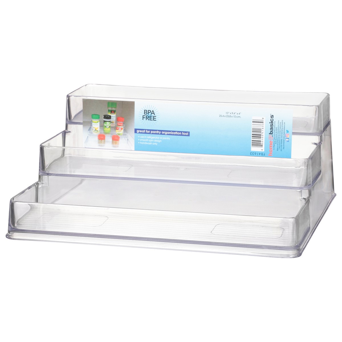 slide 2 of 11, Home Basics Fridge Bin 1 ea, 1 ct