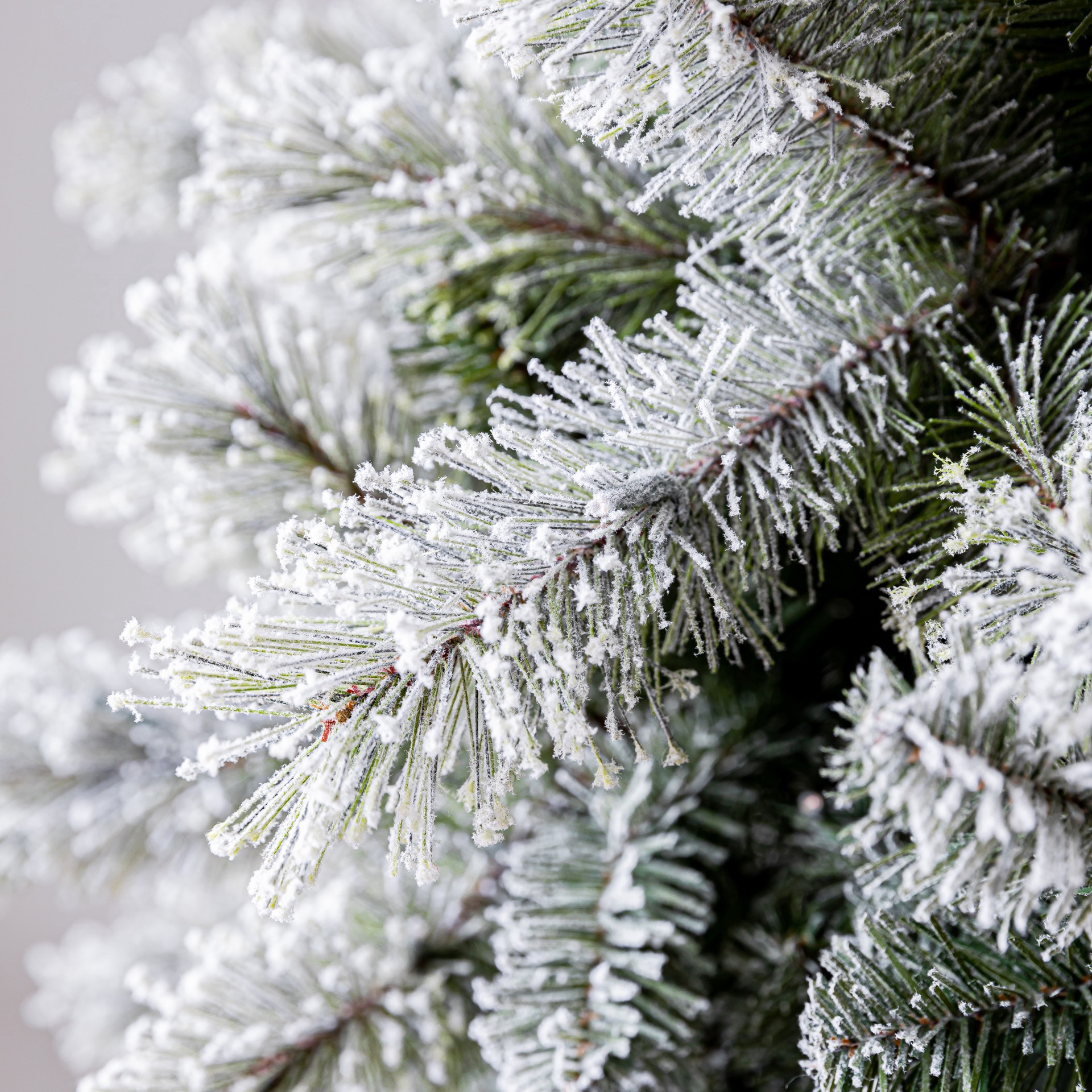 slide 9 of 11, 7.5ft. Pre-Lit Montreal Flocked Artifical Christmas Tree, Lumadazzle Color Changing Twinkle Led Lights By Ashland, 7.5 ft