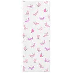 Hallmark Mother's Day Tissue Paper for Gift Wrap, Pink Butterflies on White - 6 sheets