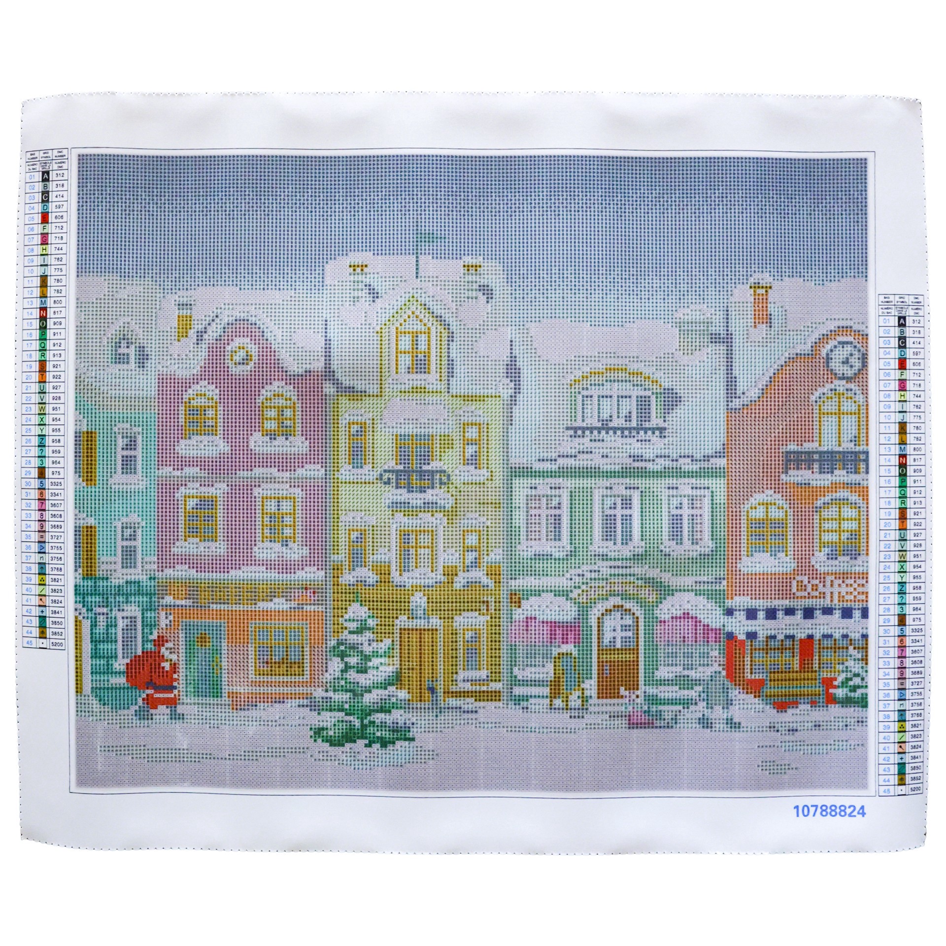 slide 4 of 4, 16" X 20" Colorful Village Diamond Art Kit By Make Market, 16 in x 20 in