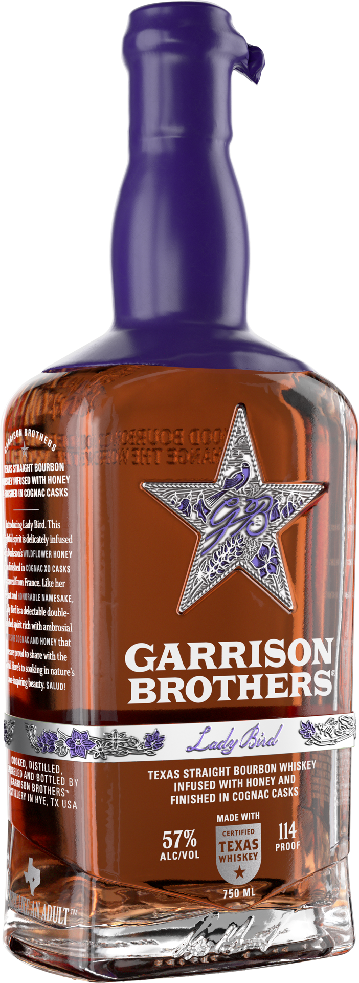 slide 5 of 5, Garrison Brothers Lady Bird Bourbon, 750 ml