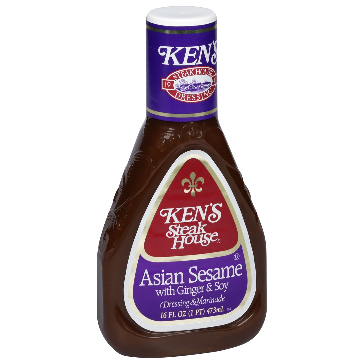 slide 6 of 9, Ken's Steak House Asian Sesame Salad Dressing & Marinade 16 fl oz, 16 fl oz