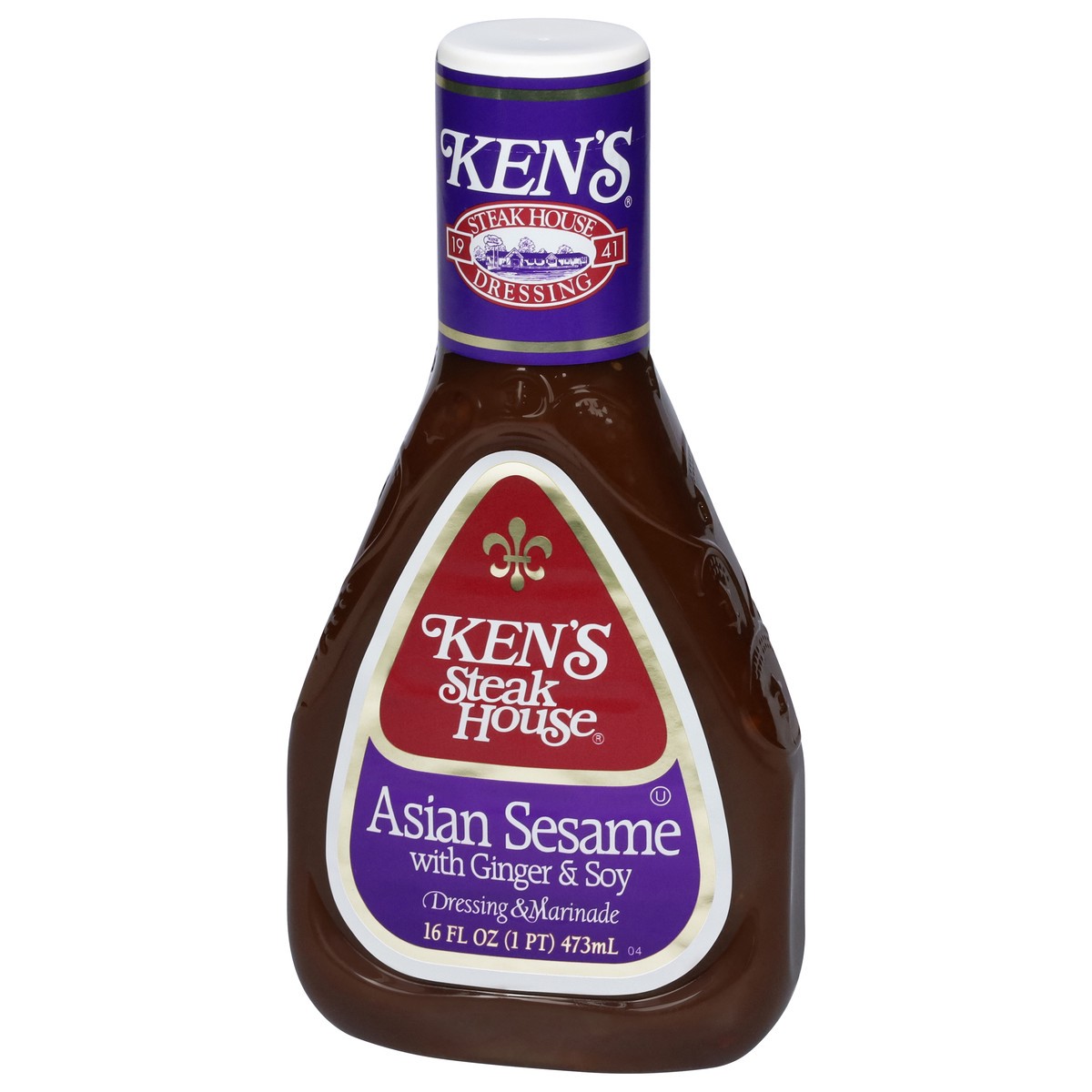 slide 2 of 9, Ken's Steak House Asian Sesame Salad Dressing & Marinade 16 fl oz, 16 fl oz