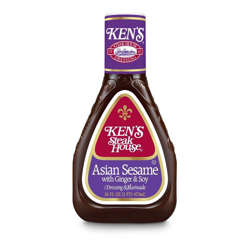 slide 1 of 9, Ken's Steak House Asian Sesame Salad Dressing & Marinade 16 fl oz, 16 fl oz