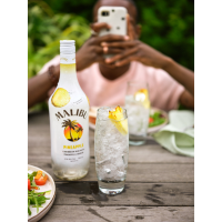 slide 9 of 10, Malibu Caribbean Rum with Pineapple Flavored Liqueur 1.75L, 42 Proof, 1.75 liter