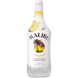 Malibu Caribbean Rum with Pineapple Flavored Liqueur 1.75L, 42 Proof