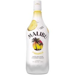 Malibu Caribbean Rum with Pineapple Flavored Liqueur 1.75L, 42 Proof