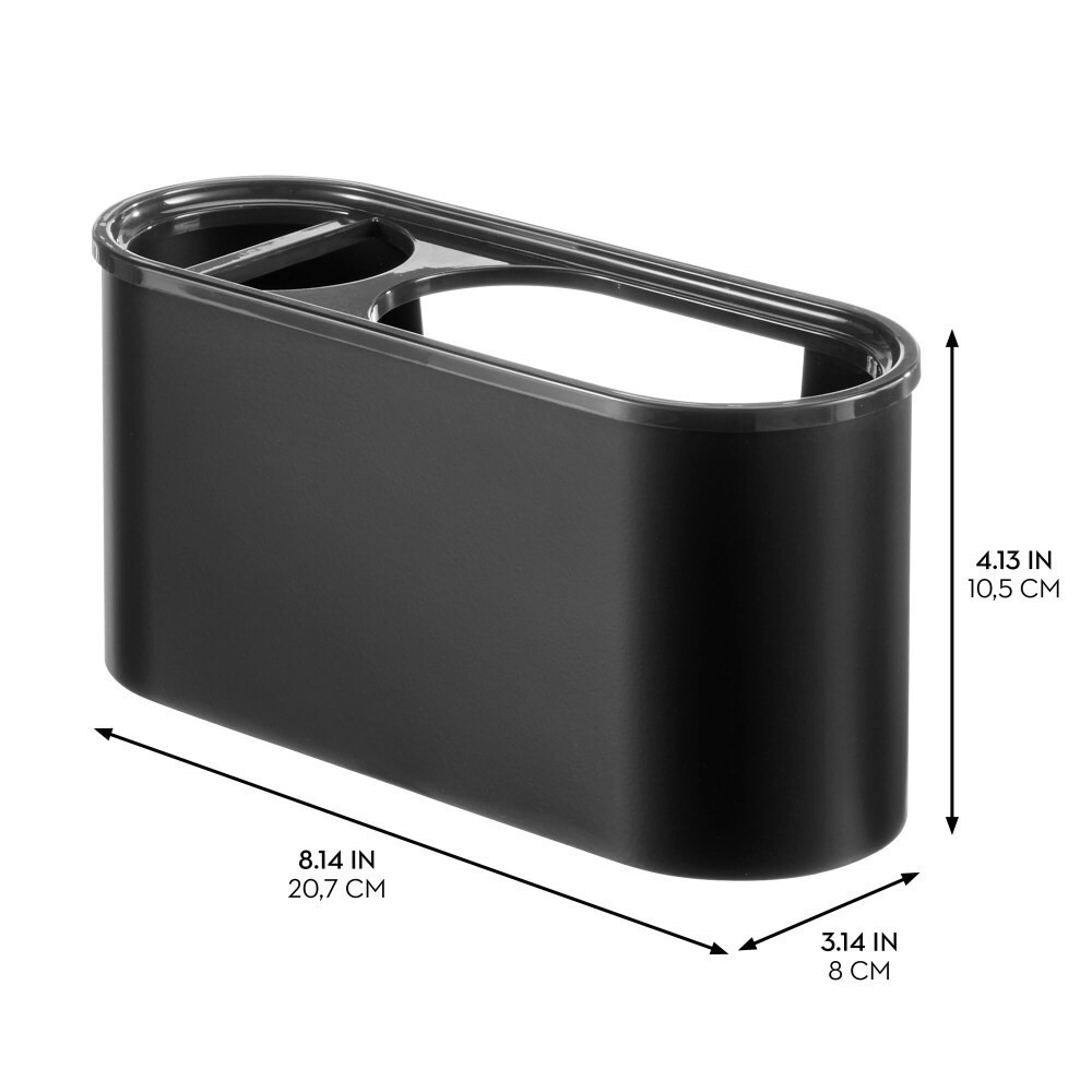 slide 4 of 6, iDesign Dental Station - Matte Black, 1 ct