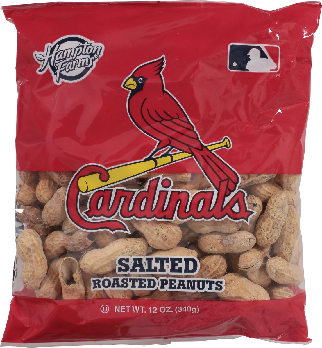 slide 13 of 13, Hampton Farms St Louis Cardinals Salted in Shell Roasted Peanuts, 12 oz