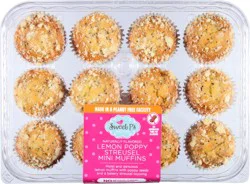 Sweet P's Bake Shop Lemon Poppy Streusel Mini Muffins 10.3 oz