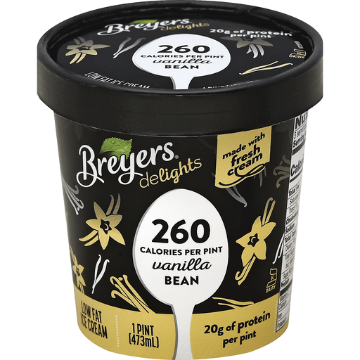 slide 2 of 2, Breyers Delights Vanilla Bean Ice Cream, 1 pint