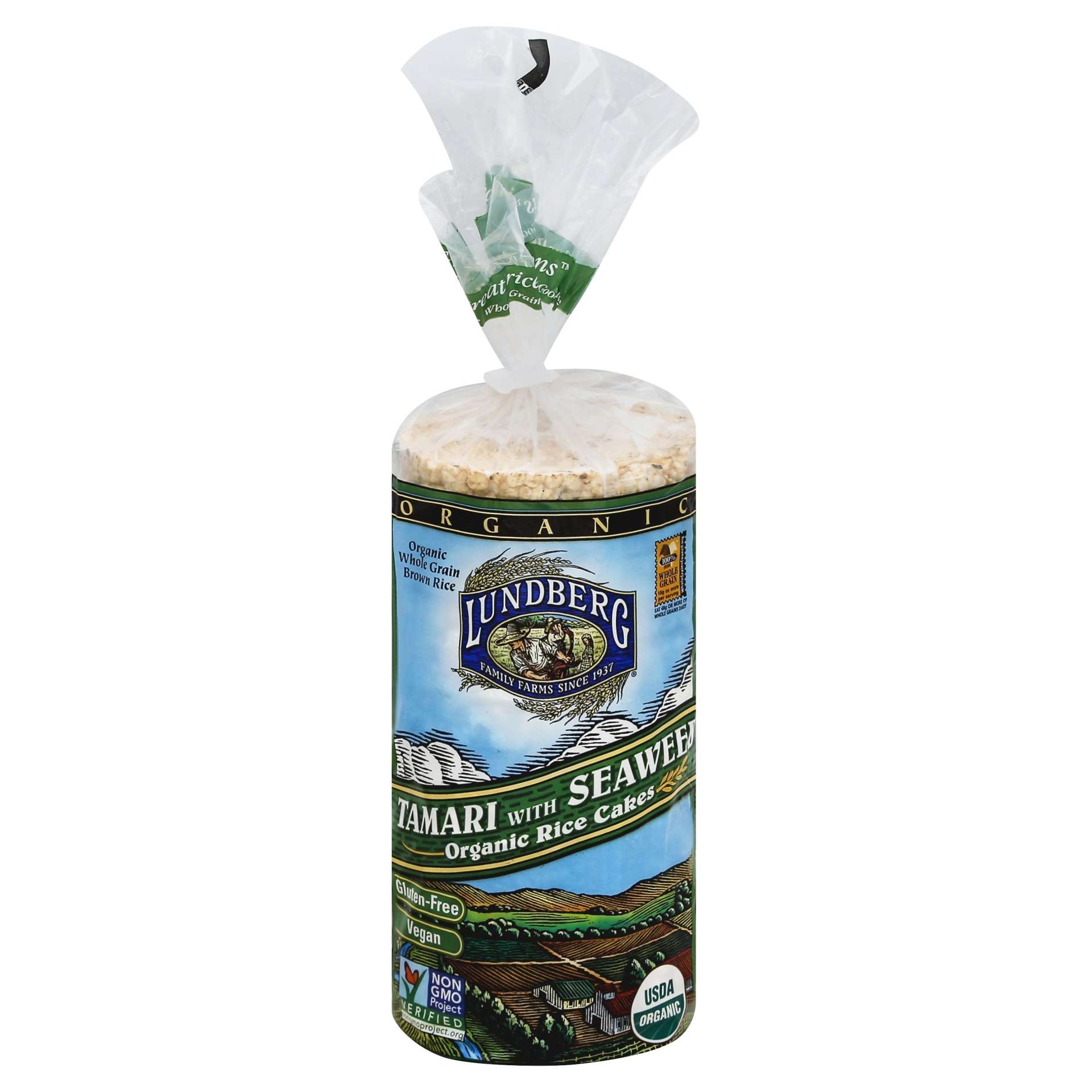 Lundberg Tamari With Seaweed Organic Rice Cake 12 ct Shipt