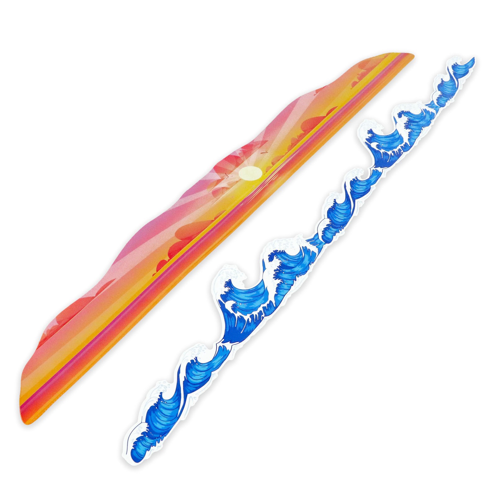 slide 3 of 3, Panoramic Sunset & Wave Die Cut Stickers By Recollections, 25 in