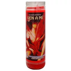 Brilux Ven A Mi Religious Candle - Red Wax