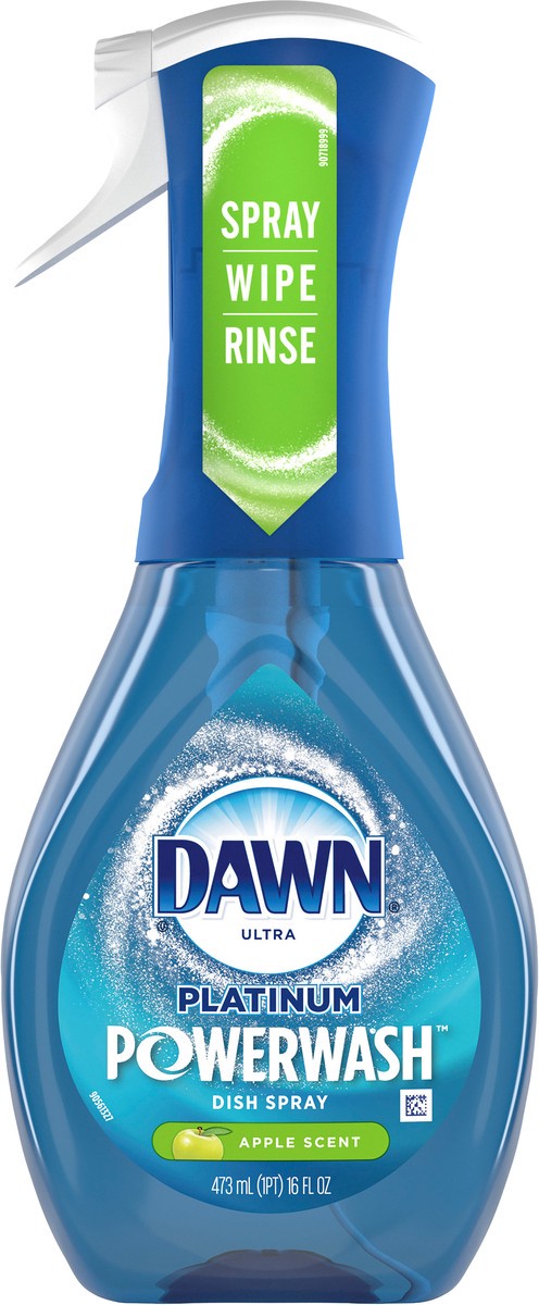 slide 2 of 3, Dawn Platinum Powerwash Dish Spray Apple Scent, 16 fl oz