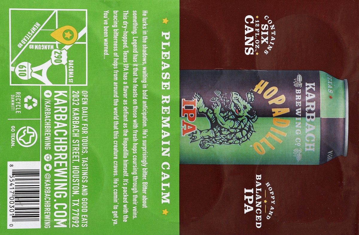 slide 7 of 7, Karbach Brewing Co. Beer 6 ea, 6 ct