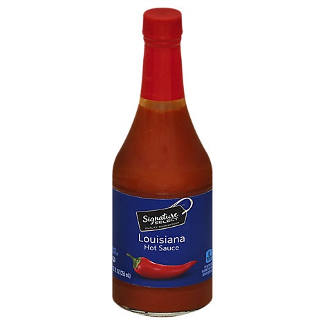 slide 1 of 1, Signature Select Sauce Hot Louisiana, 12 fl oz