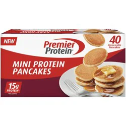 Premier Protein Frozen Mini Protein Pancakes, 14.1 oz Box, 40 Count