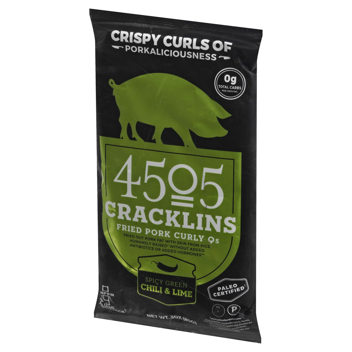 slide 6 of 12, 4505 Meats Green Chili Lime Cracklins, 3 oz