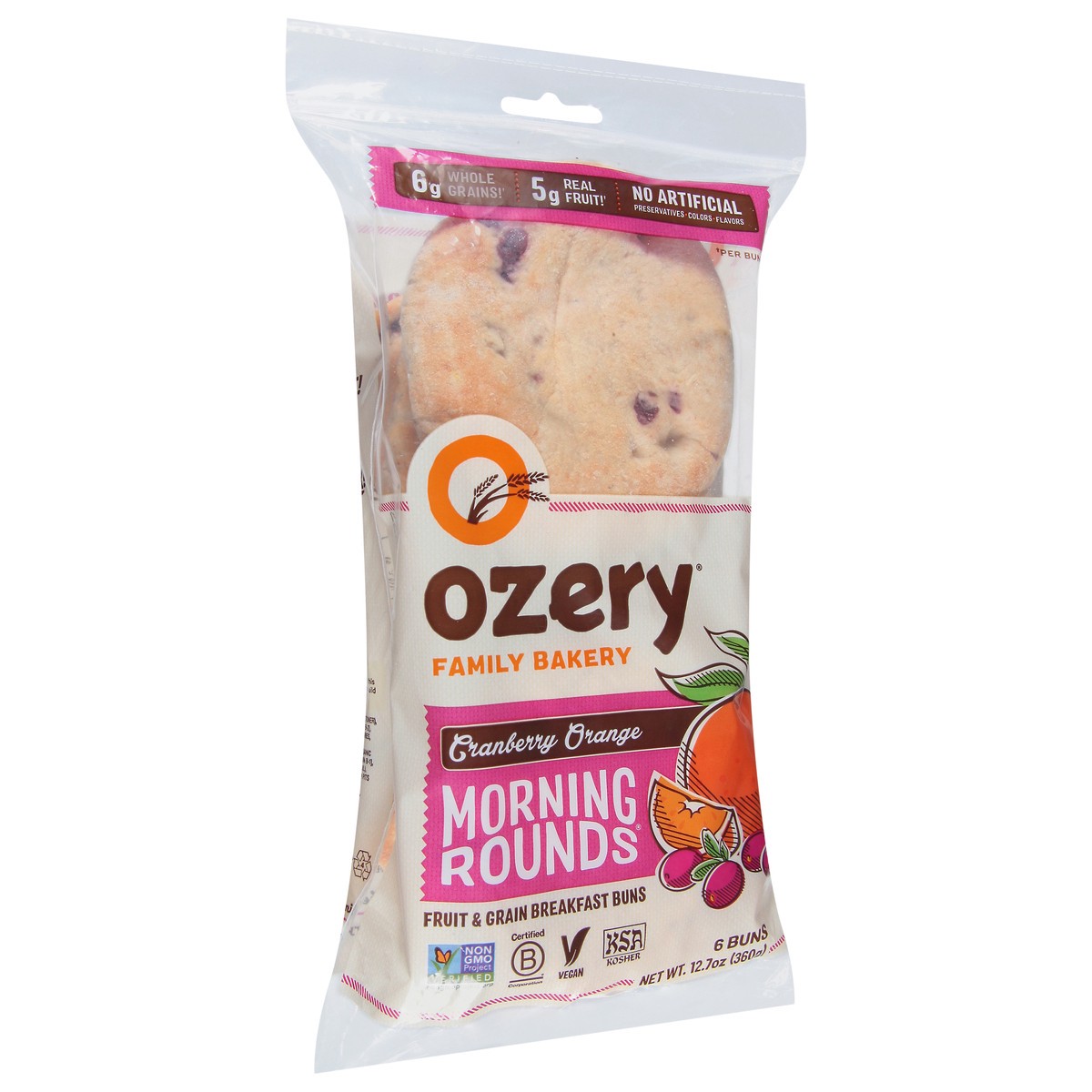 slide 4 of 9, Ozery Bakery Cranberry Orange Morning Rounds, 12.7 oz