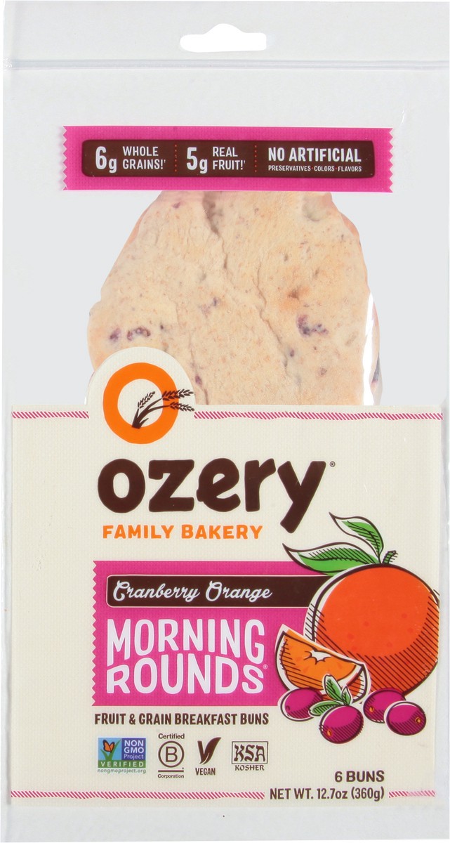 slide 9 of 9, Ozery Bakery Cranberry Orange Morning Rounds, 12.7 oz