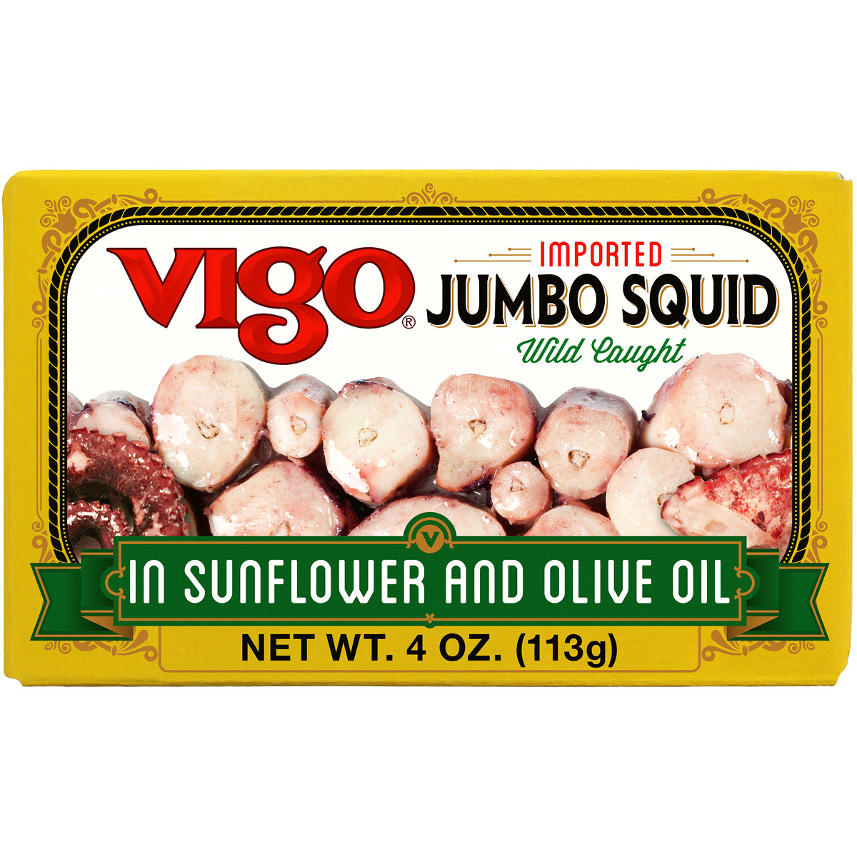 slide 1 of 1, Vigo Octopus, in Soy and Olive Oil, 4 oz