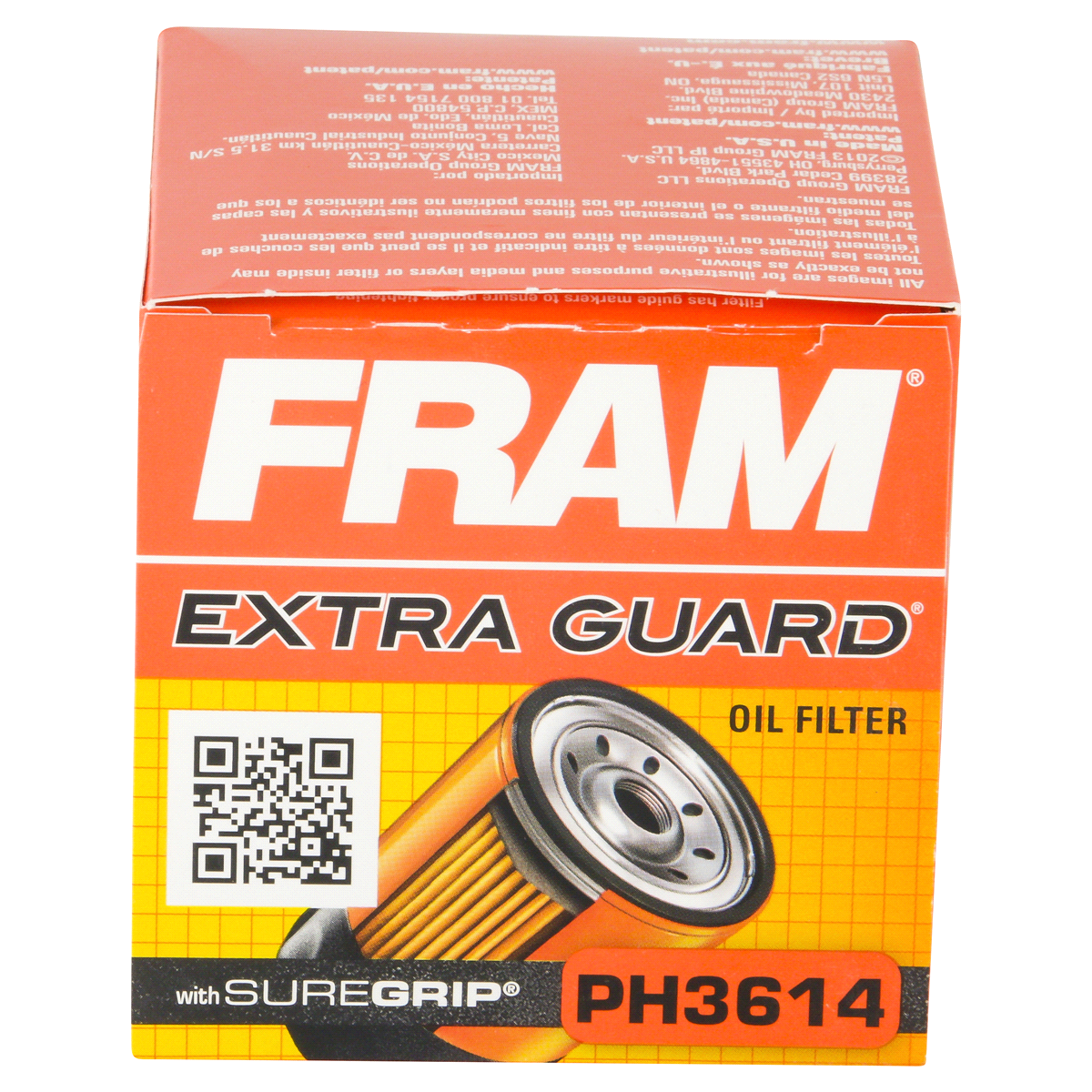 slide 2 of 6, Fram Extra Guard Oil Filter Ph3614, 1 ct