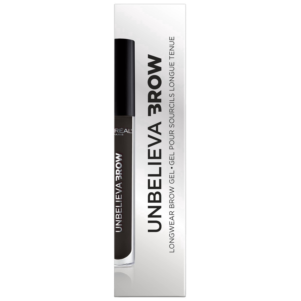 slide 15 of 57, L'Oréal L'Oreal Paris Unbelieva Brow Longwear Waterproof Brow Gel - 580 Black - 0.15 fl oz, 0.15 fl oz