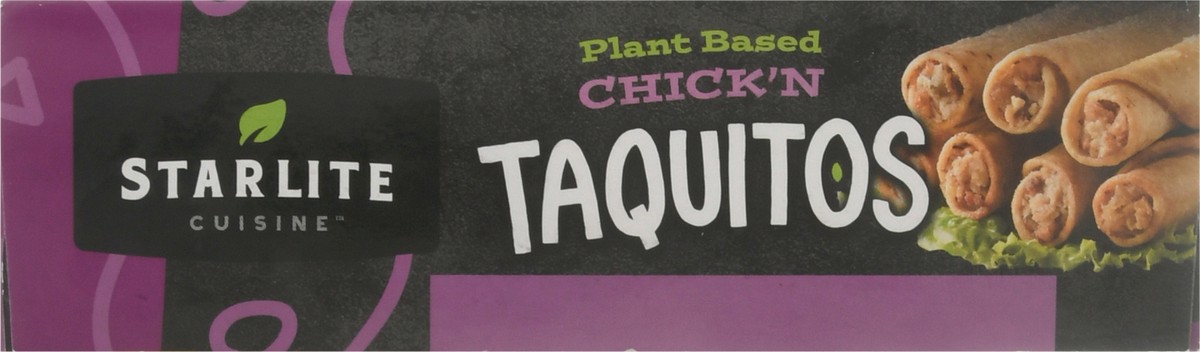 slide 6 of 9, Starlite Cuisine Chick'n Taquitos 8 ea Box, 8 ct