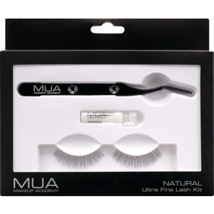 slide 1 of 1, MUA Natural Ultra Fine Lash Kit, 1 ct